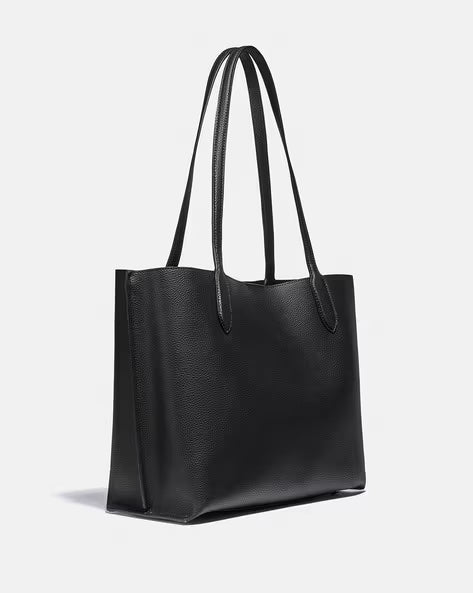 COACH Pebble Leather Willow Large Tote Bag