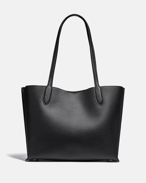 COACH Pebble Leather Willow Large Tote Bag