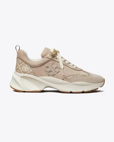 TORY BURCH Good Luck Lace-Up Trainer Shoes
