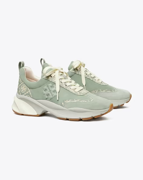 TORY BURCH Good Luck Lace-Up Trainer Shoes