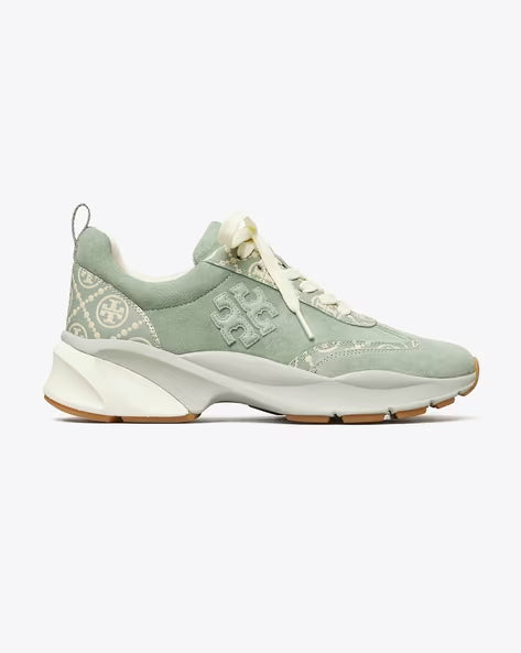 TORY BURCH Good Luck Lace-Up Trainer Shoes