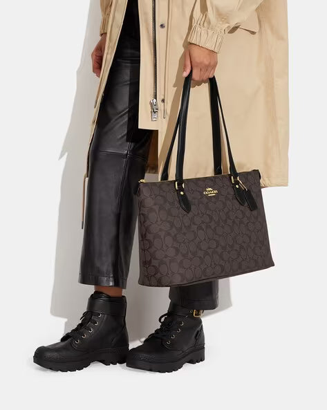 COACH Gallery Medium Tote Bag In Signature Canvas
