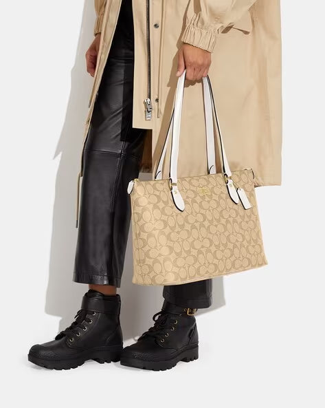 COACH Gallery Medium Tote Bag In Signature Canvas