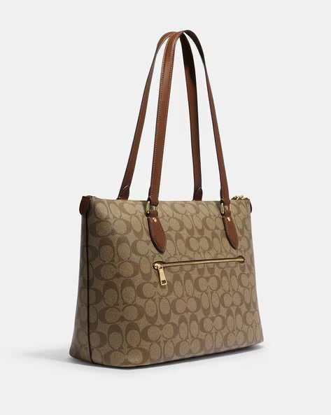 COACH Gallery Medium Tote Bag In Signature Canvas