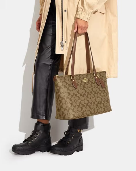 COACH Gallery Medium Tote Bag In Signature Canvas