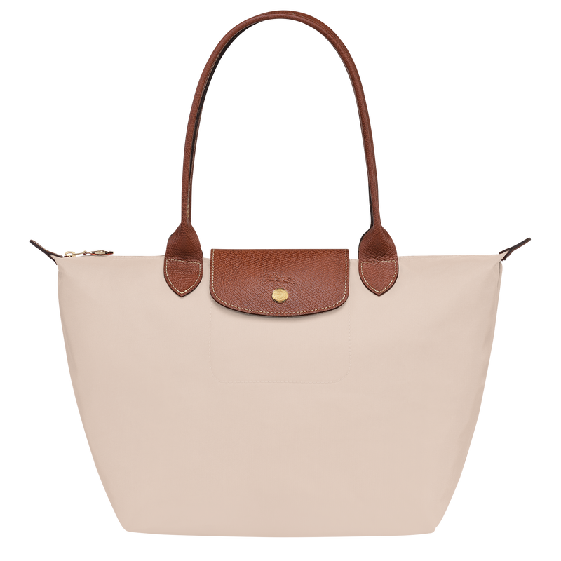 Le Pliage Original M Tote bag Brick - Recycled canvas