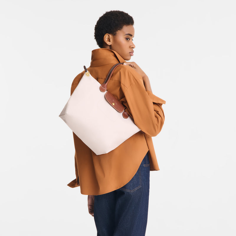 Le Pliage Original M Tote bag Brick - Recycled canvas