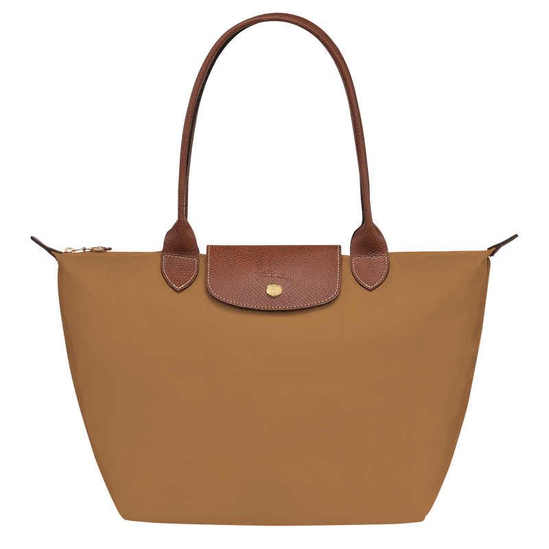 Le Pliage Original M Tote bag Brick - Recycled canvas