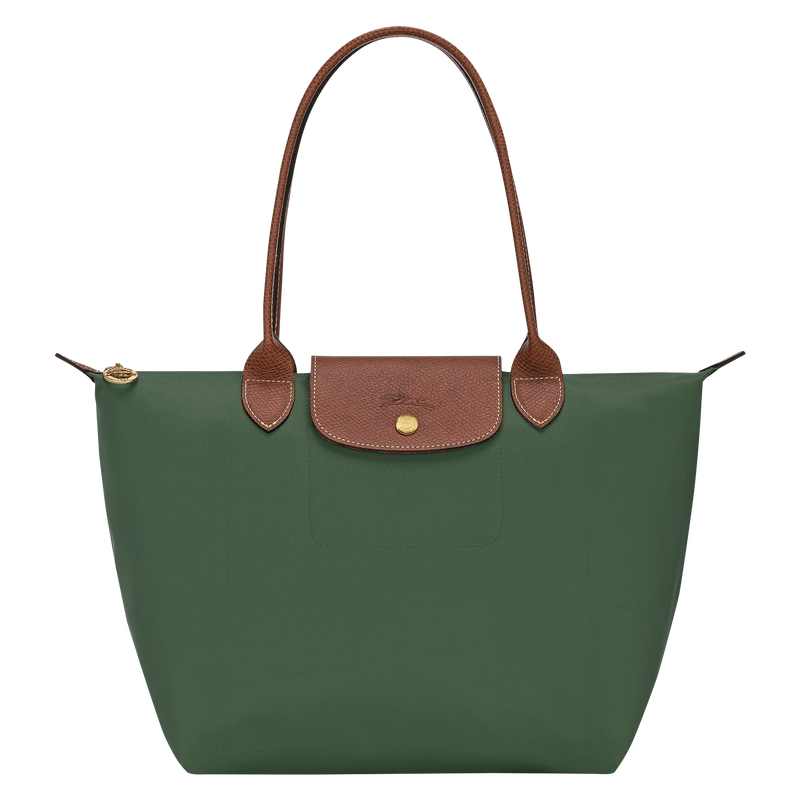 Le Pliage Original M Tote bag Brick - Recycled canvas
