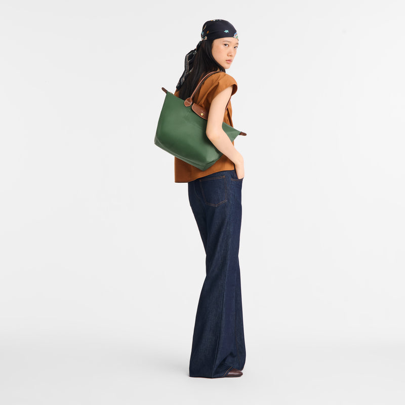 Le Pliage Original M Tote bag Brick - Recycled canvas