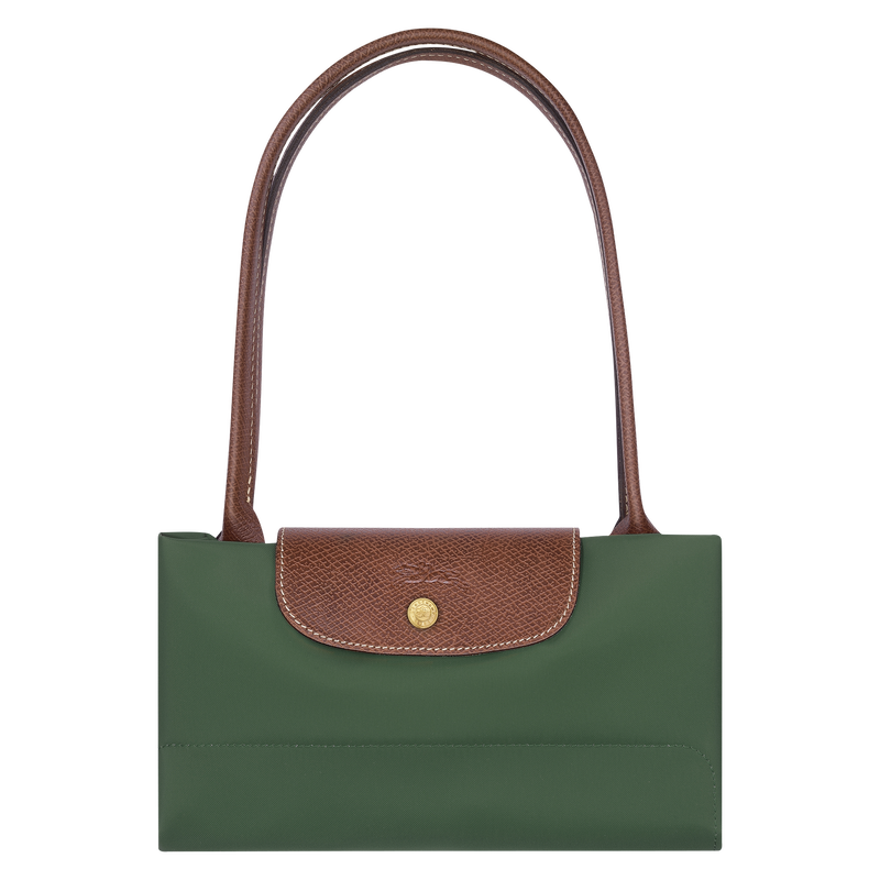 Le Pliage Original M Tote bag Brick - Recycled canvas