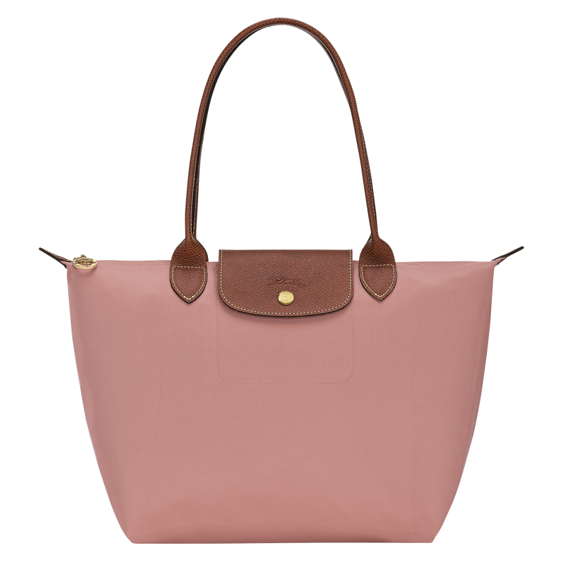 Le Pliage Original M Tote bag Brick - Recycled canvas