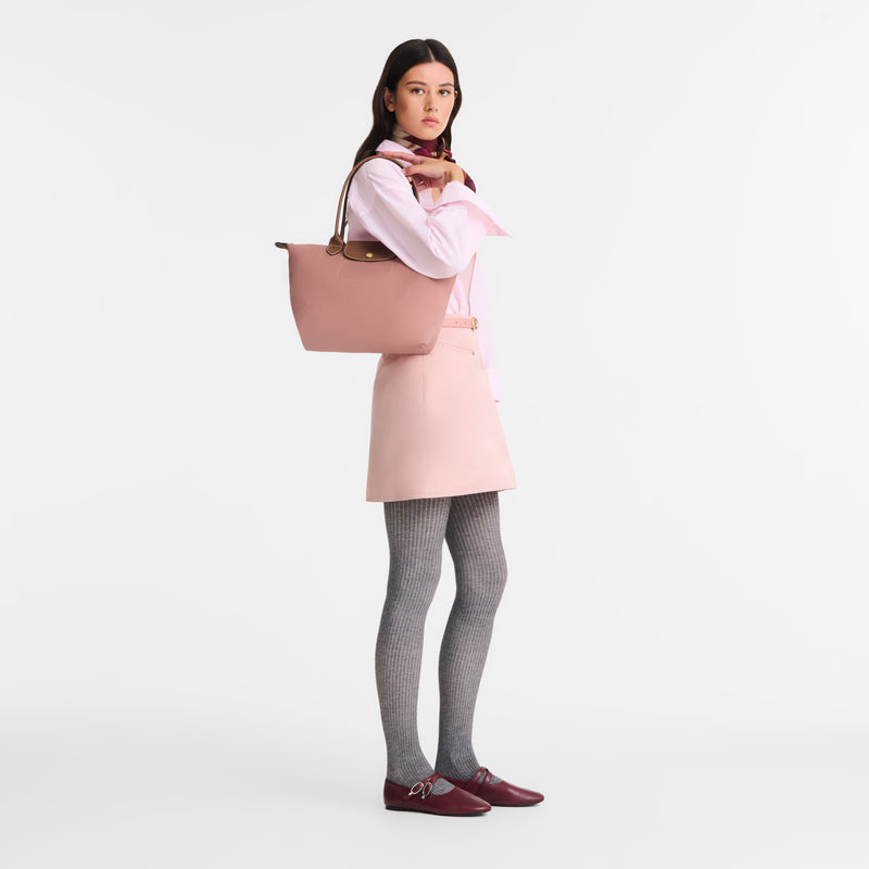 Le Pliage Original M Tote bag Brick - Recycled canvas
