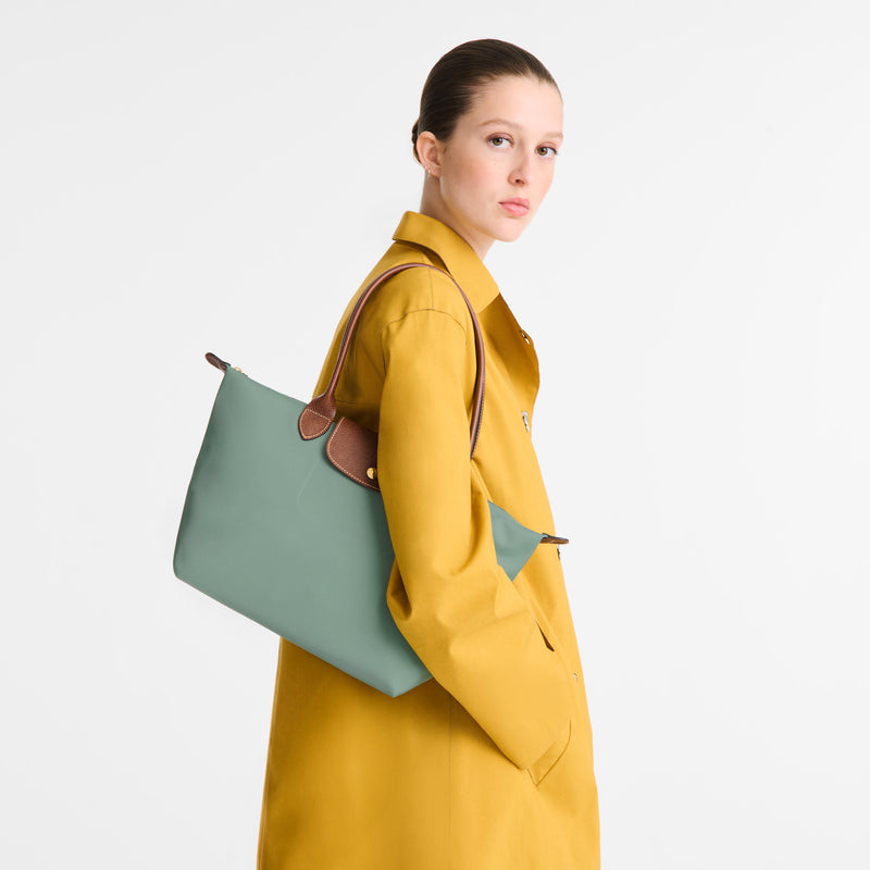 Le Pliage Original M Tote bag Brick - Recycled canvas