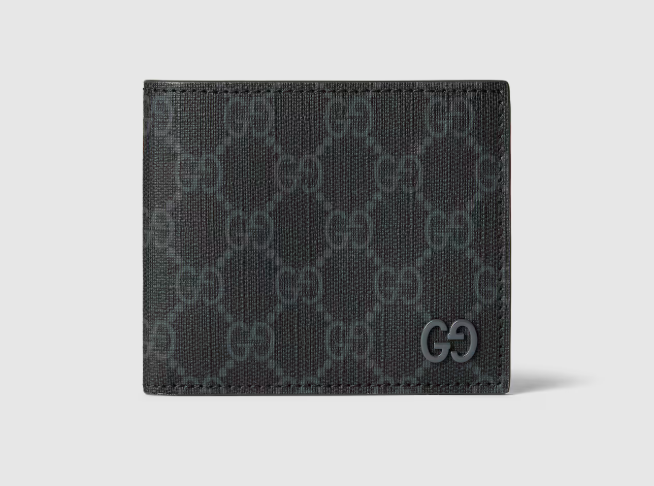 Colorful interior GG bi-fold wallet