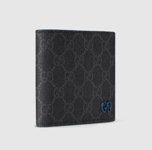 Colorful interior GG bi-fold wallet