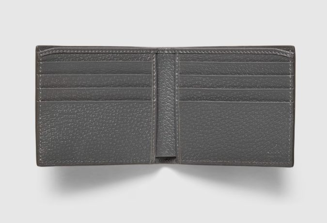 Colorful interior GG bi-fold wallet