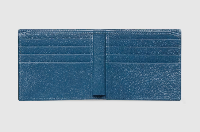 Colorful interior GG bi-fold wallet