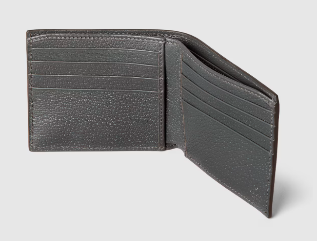 Colorful interior GG bi-fold wallet