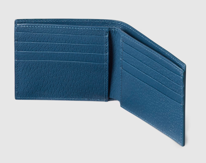 Colorful interior GG bi-fold wallet