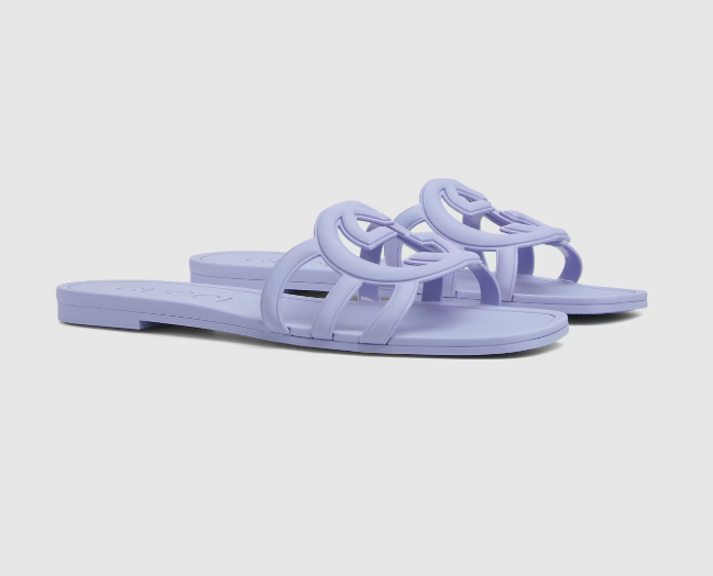 Women's Interlocking G slide sandal
