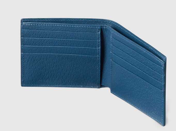 Colorful interior GG bi-fold wallet