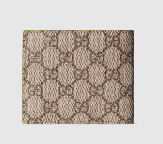 Colorful interior GG bi-fold wallet