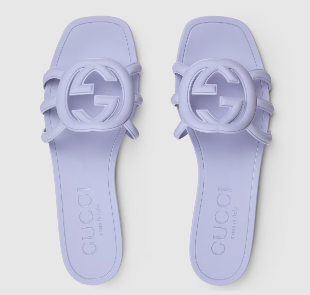Women's Interlocking G slide sandal