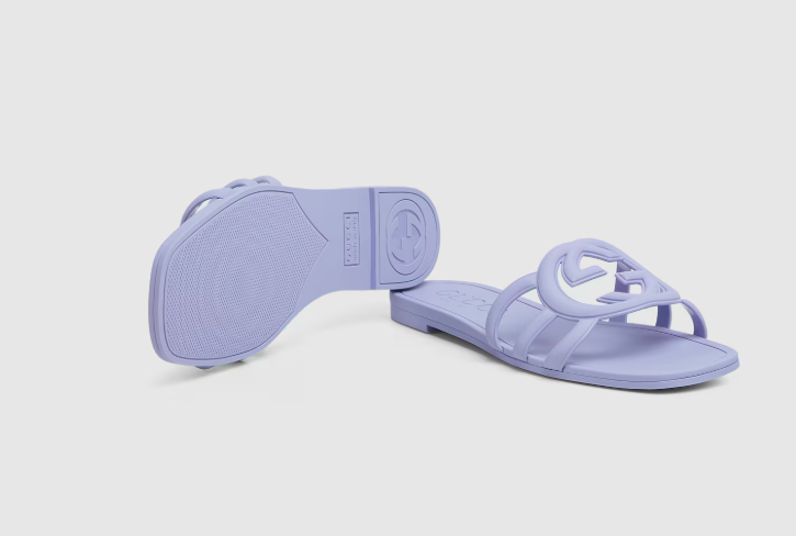 Women's Interlocking G slide sandal