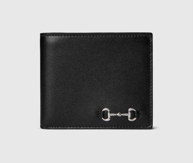 Bi-fold wallet with Horsebit