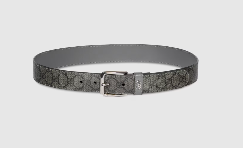 Belt with Interlocking G detail