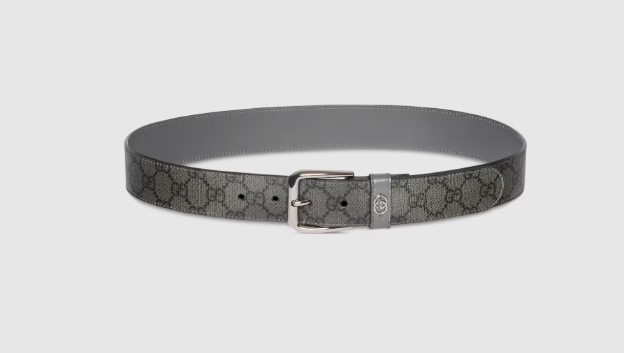 Belt with Interlocking G detail