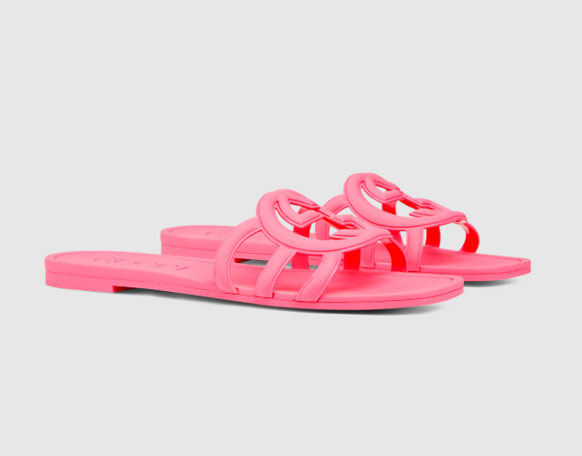Women's Interlocking G slide sandal