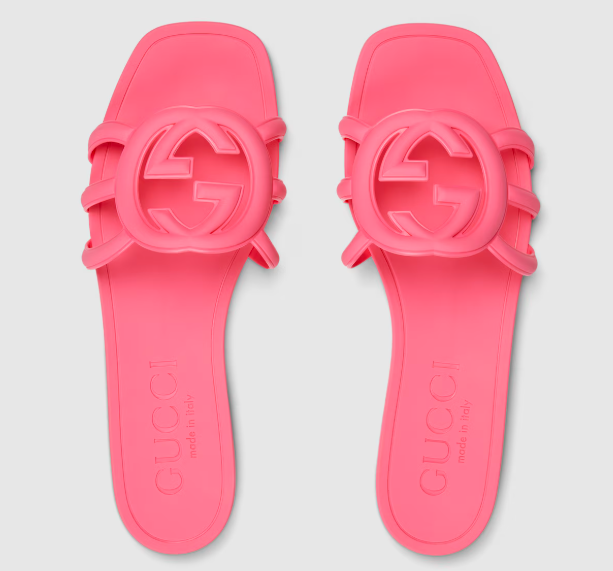 Women's Interlocking G slide sandal