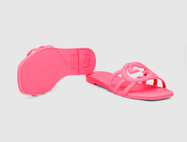 Women's Interlocking G slide sandal