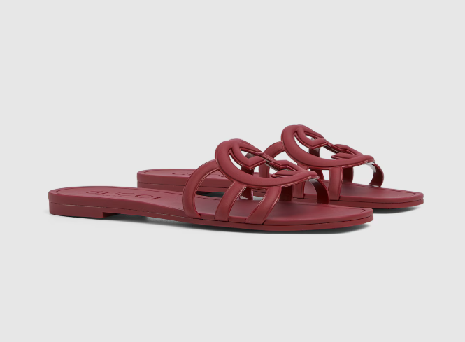 Women's Interlocking G slide sandal