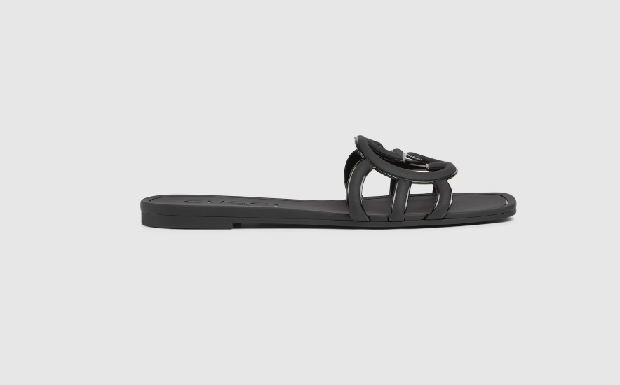 Women's Interlocking G slide sandal