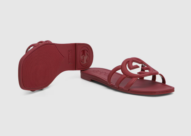 Women's Interlocking G slide sandal