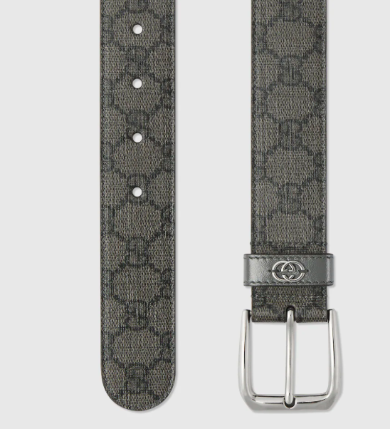 Belt with Interlocking G detail