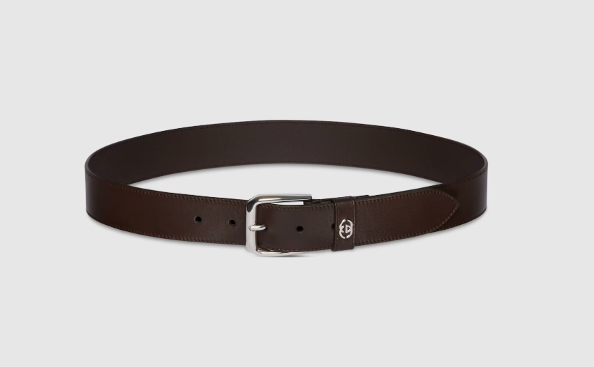 Belt with Interlocking G detail