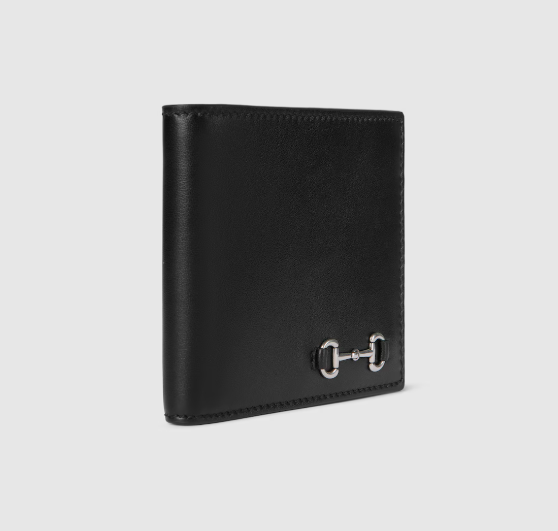 Bi-fold wallet with Horsebit