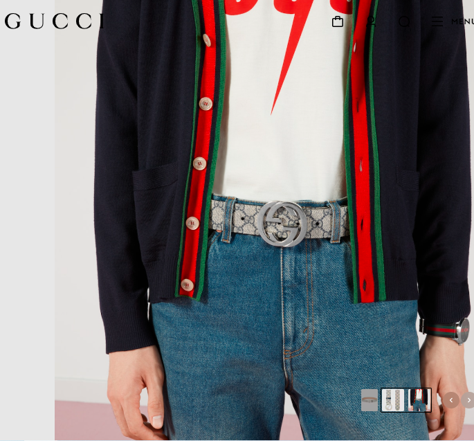 GG Marmont wide belt