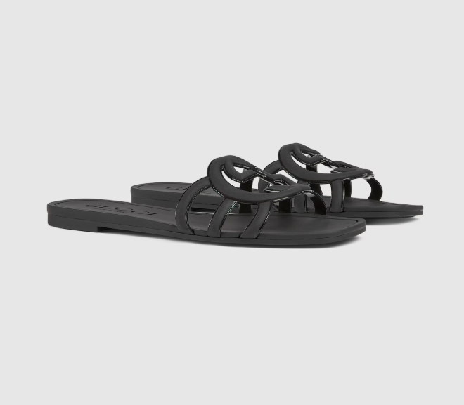 Women's Interlocking G slide sandal