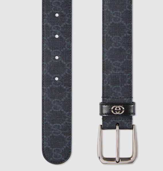 Belt with Interlocking G detail