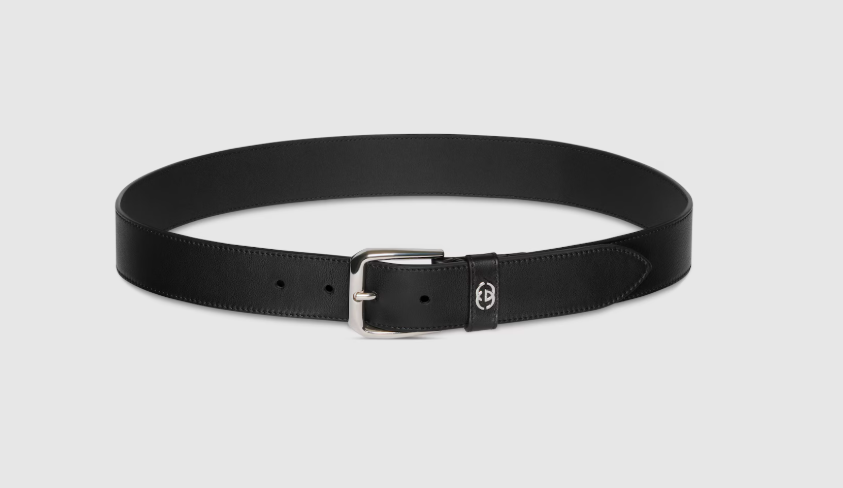Belt with Interlocking G detail