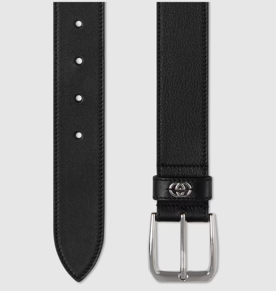 Belt with Interlocking G detail