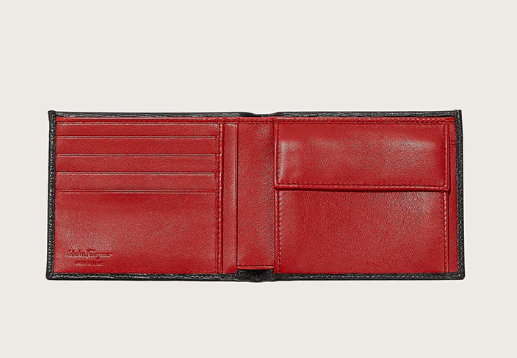 Gancini wallet with coin pocket