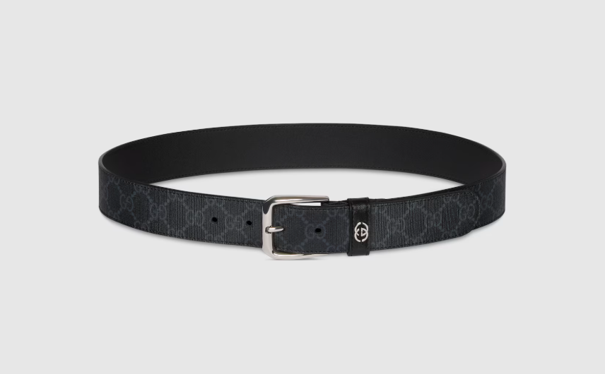 Belt with Interlocking G detail