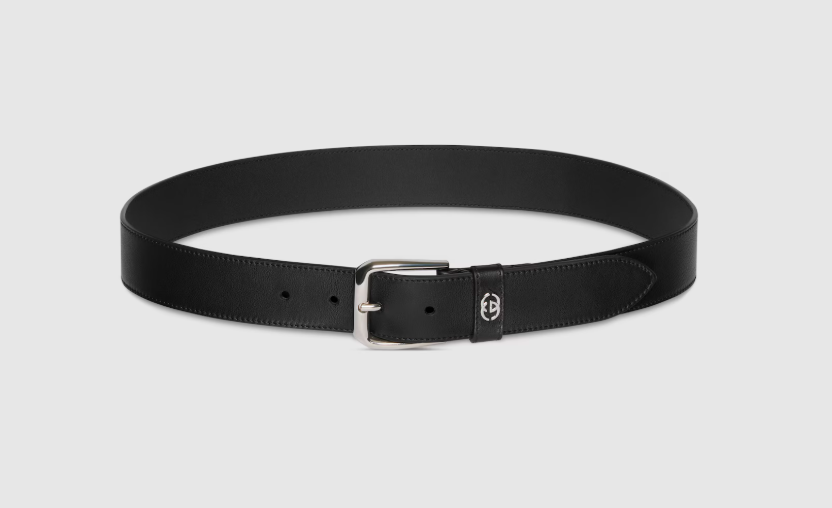 Belt with Interlocking G detail