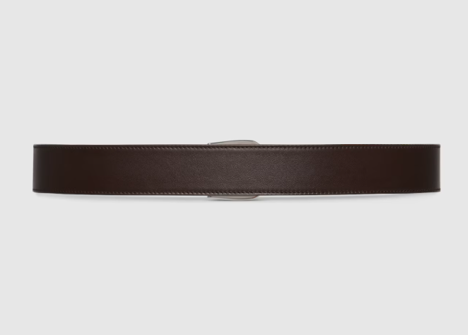 Belt with Interlocking G detail